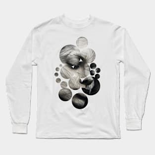 Abstract woman face Long Sleeve T-Shirt